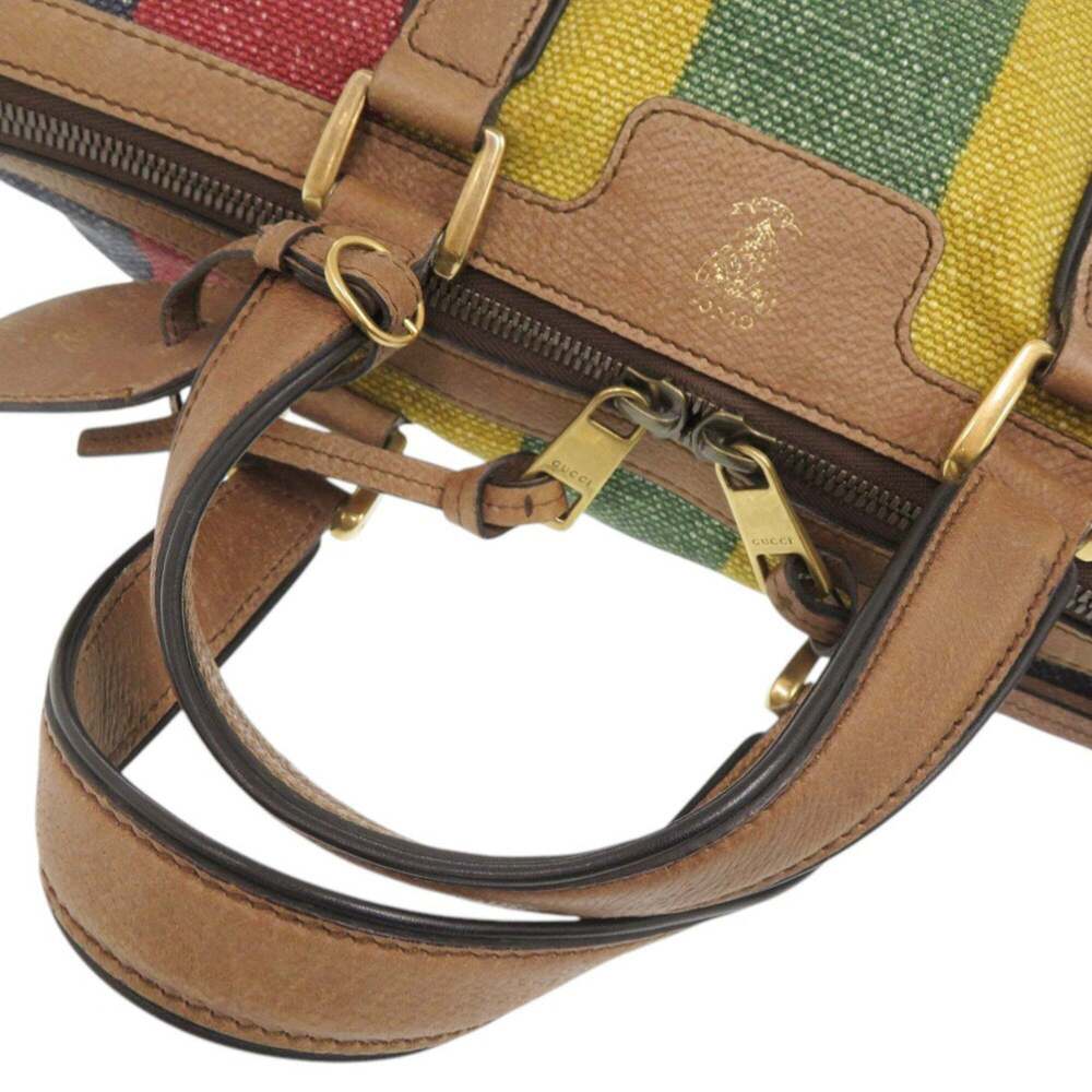 GUCCI Black Leather Boston Bag - Picture 7 of 9